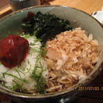 手打ち蕎麦 寺田家 - 冷梅おろしそば900円