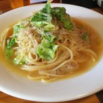 フュージョンダイニング 勇庵 - パスタランチ(春キャベツのペペロンチーノ)