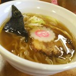 らーめん 本舗 食堂 我礫 - ＴＯＮ唐定食+半ラーメンセットの半ラーメン