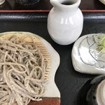 専心庵 - そばセット 1枚目 十割粗びき蕎麦
