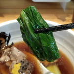 中華そば 満鶏軒 - 小松菜