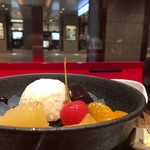 イッピン カフェ - クリームあんみつ 2017/02/10