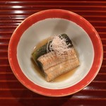 壽山 - 水茄子と天然鰻