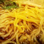 らーめん処 萬佑 - 麺ズーム。