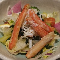 炉端焼レストラン 志古津 - 蟹サラダ