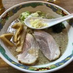 特麺コツ一丁ラーメン - ラーメン 700円 麺少なめ ニンニク アブラ多めで