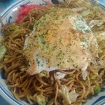 三ツ丸屋 - 焼きそば全部入り。大盛