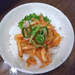 ラメン ラカン - 桜エビかきあげ丼