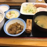 Matsuya - 朝松屋エッグ牛皿 400円