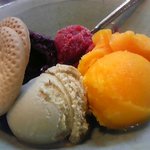 清加和 - 自家製アイス＆シャーベットの盛り合わせ