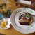 cafe LEON - 料理写真:バナナチーズケーキとジャスミンティ
