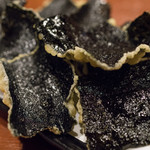 やきとんうまいもん横丁 まるたか - 2018.4 海苔天ぷら（411円）