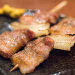 やきとんうまいもん横丁 まるたか - 2018.4 岩中豚バラ（162円）