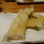 蕎房 猪口屋 - 天ぷら盛り合わせ