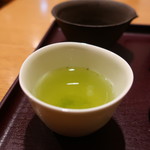 坐月 一葉 - 自分で煎れた玉露