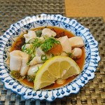 うろこ鮨 - 鯛の白子ポン酢