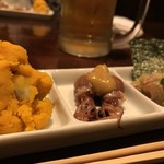 くわせ屋 - ■前菜3点盛。