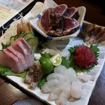 炭火焼 みや澤 - お造り盛り合わせ