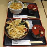 白えび亭 - 富山スペシャル天丼1,680円と白えび天丼1480円。富山白えび亭東京店(東京駅)食彩品館.jp撮影