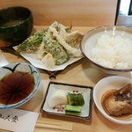寿し割烹加久登 - 天麩羅定食2018