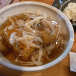 うち家 - 本日のランチ（揚げ豆腐のきのこあんかけ）