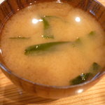 うち家 - 本日のランチ（味噌汁）