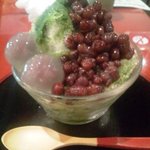 彦根本町 分福茶屋 - 抹茶氷735円