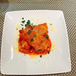 創作イタリアン Gemelli - 筍の生ハム巻きフリット オレガノ風味 トマトソース