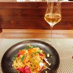 創作イタリアン Gemelli - 黒のお皿、良いです！