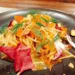 創作イタリアン Gemelli - イクラものってます。