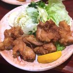 つるや - 若鶏のから揚げ￥650　2018.4.23