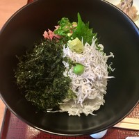 お料理 とみやま - ネギトロと釜揚げしらすの丼
