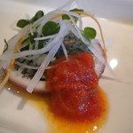 ビストロ ヴィノーブル - 前菜　イカ墨のリゾット