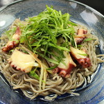 天草たこの冷かけ蕎麦