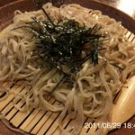 良庵 - ざるそばのアップ