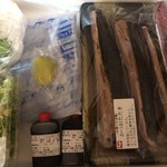 もとや - 鰹刺身&たたきのセット