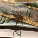 河太郎 - 呼子イカの活き造り