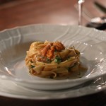 ファイ - 塩水ウニと西洋アサツキのフェットチーネ