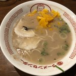 丸幸ラーメンセンター 基山本店 - はりはり漬を投入