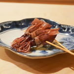 鮨 あらい - ホタルイカの焼き