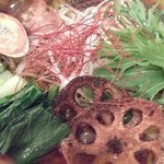 ハートリーフ - 玄菜麺のアップ