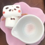 サカノウエカフェ - 桜塩とマシュマロ