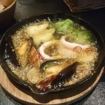 力パスタ - お任せアヒージョ( (*ノ▽ノ) 旨し