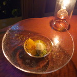 デコポン、カモミールのアイスクリーム。とにかくこれが絶品でした！