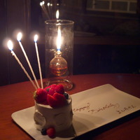 THE KAWABUN NAGOYA - バースデーケーキ（追加注文）。いつも優しい同行者さん、ありがとう♪