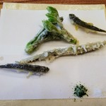 柚木元 - 稚鮎、たらの芽など