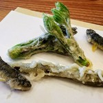 柚木元 - 稚鮎、たらの芽など