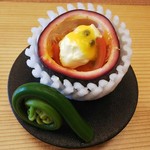 柚木元 - パッションフルーツ、クリームチーズ