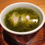 鈴しろ - ハマグリと新物海苔の茶碗蒸し