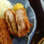 とんとん農場レストラン - ロースかつ断面